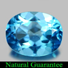 Charming Gem 2.17 Ct. Natural Swiss Blue Topaz Oval Shape Charming Gem 2.17 Ct. Natural Swiss Blue Topaz Oval Shape