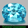 2.19 Ct. Good Color Natural Gem Swiss Blue Topaz Oval Shape 2.19 Ct. Good Color Natural Gem Swiss Blue Topaz Oval Shape