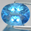 3.13 Ct. Oval Checkerboard Natural Gem Blue Topaz Brazil 3.13 Ct. Oval Checkerboard Natural Gem Blue Topaz Brazil