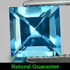 2.16 Ct. Charming Natural Gem Swiss Blue Topaz Square Shape