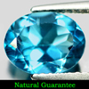 2.20 Ct. Good Oval Natural Gemstone London Blue Topaz Brazil