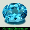 Alluring Natural Gem 2.19 Ct. Oval Shape Swiss Blue Topaz Brazil