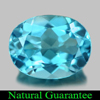 2.27 Ct. Oval Natural Gemstone Swiss Blue Topaz Size 9 x 7 Mm.