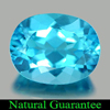 2.55 Ct. Good Oval Natural Gem Swiss Blue Topaz From Brazil
