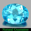 Natural Gem 2.06 Ct. Oval Shape Swiss Blue Topaz From Brazil