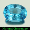 2.06 Ct. Nice Oval Natural Gem Swiss Blue Topaz Sz 9 x 7 Mm.