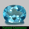 2.16 Ct. Beautiful Oval Natural Gem Swiss Blue Topaz Brazil