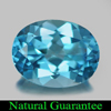 2.23 Ct. Oval Natural Gem Swiss Blue Topaz From Brazil