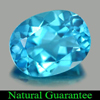 2.42 Ct. Good Oval Natural Gemstone Swiss Blue Topaz Brazil