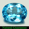 2.12 Ct. Oval Shape Natural Gem Swiss Blue Topaz Brazil