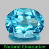 2.17 Ct. Oval Shape Natural Gem Swiss Blue Topaz Size 9 x 7 Mm.