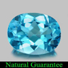 2.29 Ct. Oval Shape Natural Gem Swiss Blue Topaz Brazil