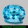 2.37 Ct. Beautiful Oval Natural Gem Swiss Blue Topaz Brazil