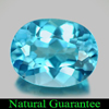 2.34 Ct. Oval Shape Natural Gem Swiss Blue Topaz Brazil