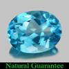 2.19 Ct. Beauteous Oval Natural Gem Swiss Blue Topaz Brazil
