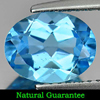 2.17 Ct. Beauteous Oval Natural Gem Swiss Blue Topaz Sz 9 x 7 Mm.