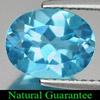 2.27 Ct. Oval Shape Natural Gem Swiss Blue Topaz Brazil