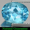2.43 Ct. Sz 9 x 7 x 5 Mm. Natural Gem Swiss Blue Topaz Oval Shape