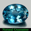 2.21 Ct. Good Color Natural Gem London Blue Topaz Oval Shape