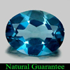 Good Cutting 1.77 Ct. Natural Gem London Blue Topaz Oval Shape