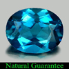 2.17 Ct. Oval Shape Natural Gem London Blue Topaz Brazil