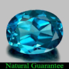 2.49 Ct. Very Good Oval Natural Gem London Blue Topaz Brazil
