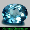 Good Natural Gem 2.11 Ct. Oval Shape London Blue Topaz Brazil