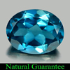 Calibrate Size 2.30 Ct. Oval Natural Gem London Blue Topaz Brazil