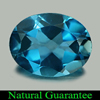 2.10 Ct. Natural Gem London Blue Topaz Oval Shape Brazil