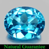 3.10 Ct. Oval Shape Natural Gem Swiss Blue Topaz Brazil