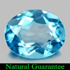 2.55 Ct. Oval Natural Gemstone Swiss Blue Topaz From Brazil