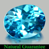 3.11 Ct. Oval Natural Gemstone Swiss Blue Topaz Size 10 x 8 Mm.