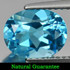 2.19 Ct. Sz. 9 x 7 Mm. Oval Natural Gem Swiss Blue Topaz Brazil 2.19 Ct. Sz. 9 x 7 Mm. Oval Natural Gem Swiss Blue Topaz Brazil