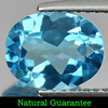 2.07 Ct. Good Oval Natural Gemstone Swiss Blue Topaz Brazil 2.07 Ct. Good Oval Natural Gemstone Swiss Blue Topaz Brazil