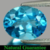 2.03 Ct. Sz 9 x 7 Mm. Oval Natural Gem Swiss Blue Topaz Brazil 2.03 Ct. Sz 9 x 7 Mm. Oval Natural Gem Swiss Blue Topaz Brazil