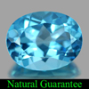 2.24 Ct. Oval Natural Gemstone Swiss Blue Topaz Good Cutting
