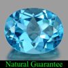 2.25 Ct. Good Cutting Oval Natural Gem Swiss Blue Topaz Brazil