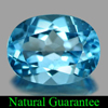 Natural Gemstone 2.06 Ct. Oval Shape Swiss Blue Topaz From Brazil