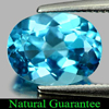 2.24 Ct. Beauteous Natural Gem Swiss Blue Topaz Oval Shape