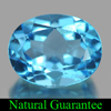 2.29 Ct. Good Cutting Oval Natural Gem Swiss Blue Topaz Brazil