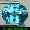 2.35 Ct. Good Cutting Oval Natural Gem Swiss Blue Topaz Brazil