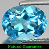 Natural Gem 2.19 Ct. Oval Shape Swiss Blue Topaz From Brazil