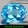 Good Color 2.26 Ct. Oval Natural Gemstone Swiss Blue Topaz