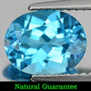 Good Natural Gem 2.40 Ct. Oval Shape Swiss Blue Topaz From Brazil