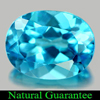 2.24 Ct. Oval Natural Gemstone Swiss Blue Topaz Size 9 x 7 Mm.