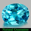2.12 Ct. Good Color Oval Natural Gem Swiss Blue Topaz From Brazil