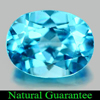 Natural Gem 2.31 Ct. Oval Shape Swiss Blue Topaz Good Cutting