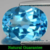 2.40 Ct. Oval Natural Gemstone Swiss Blue Topaz From Brazil