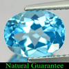 2.39 Ct. Good Cutting Natural Gem Swiss Blue Topaz Oval Shape