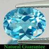 Good Natural Gem 1.92 Ct. Oval Shape Swiss Blue Topaz From Brazil